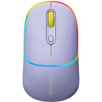 Мишка Canyon MW-22 Dual Band RGB Wireless Mountain Lavender (CNS-CMSW22ML) Вінниця