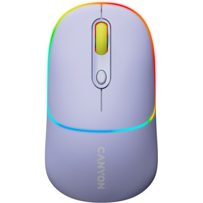 Мишка Canyon MW-22 Dual Band RGB Wireless Mountain Lavender (CNS-CMSW22ML) Вінниця - фото 1