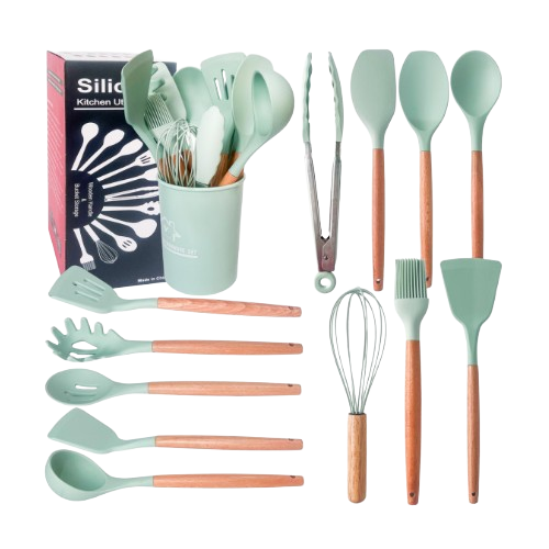 Набір кухонного приладдя 12 предметів силікон 3200-66 S&T Житомир - изображение 3