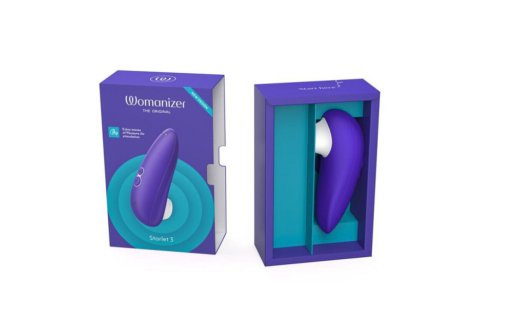 Вакуумний кліторальний стимулятор Womanizer Starlet 3 INDIGO Sex Aura Київ - фото 6