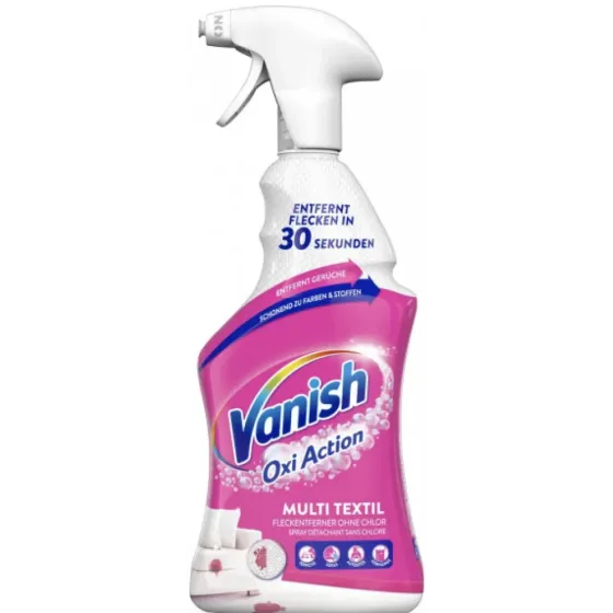 Плямовивідник для килимів і оббивки меблів спрей Vanish Oxi Action 660 мл Львів