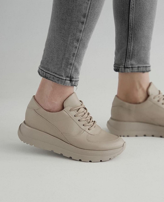 Zemira Кросівки жіночі ZEMIRA 812 латте (весна-осінь, шкіра натуральна) (5001) Коломия - фото 2