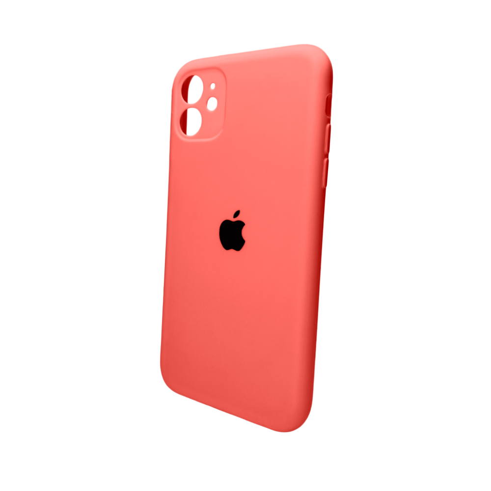 Чохол для смартфона Silicone Full Case AA Camera Protect for Apple iPhone 11 Pro Max кругл 18,Peach Київ - фото 1