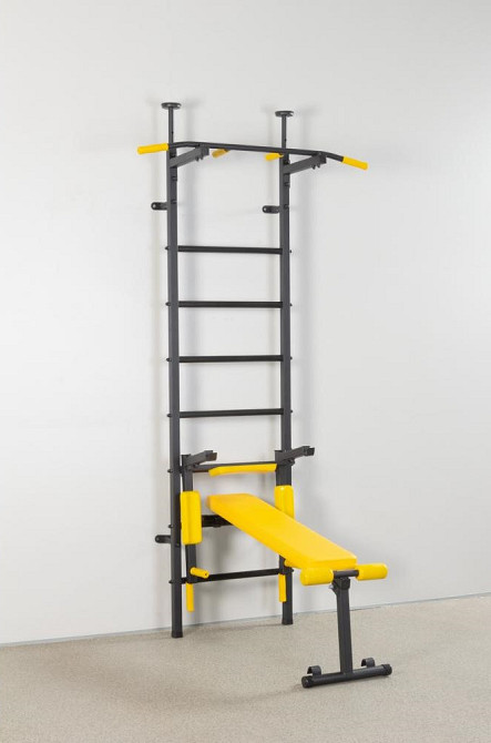 Шведская стенка металлическая в квартиру для детей и взрослых разборная усиленная спортивная стойка Каменское - изображение 4