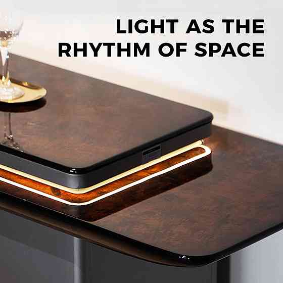 Розумний сервант (шафа) з вбудованим холодильником Primst CB150 (150 литров, Wood) Київ