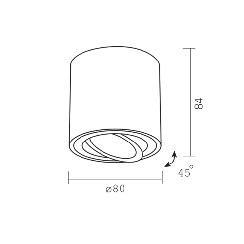 LED Світильник накладний під лампу GU10 білий VL-SPF12A-W Videx Житомир - изображение 2