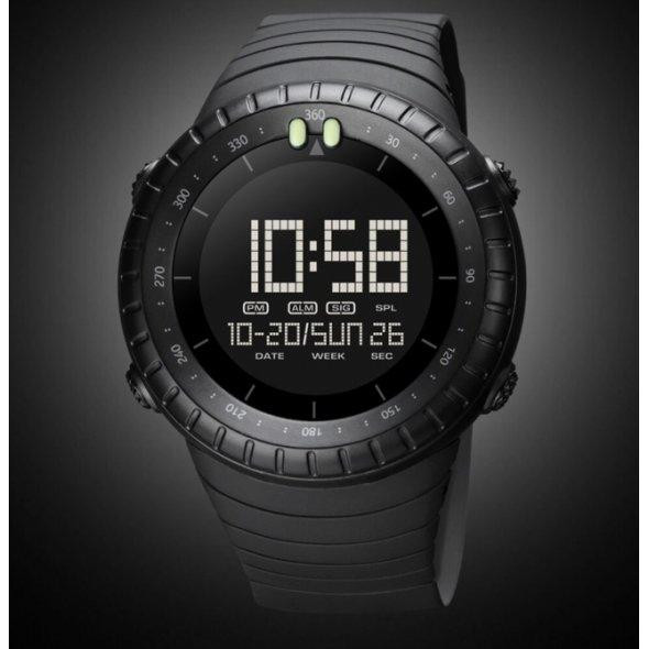 Тактические водостойкие кварцевые часы Skmei Ribas black Винница - изображение 6