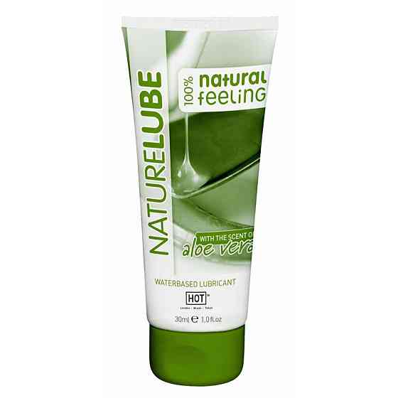 Лубрикант на водной основе Hot Nature Lube Aloe Vera, 30 мл Sex Aura Киев