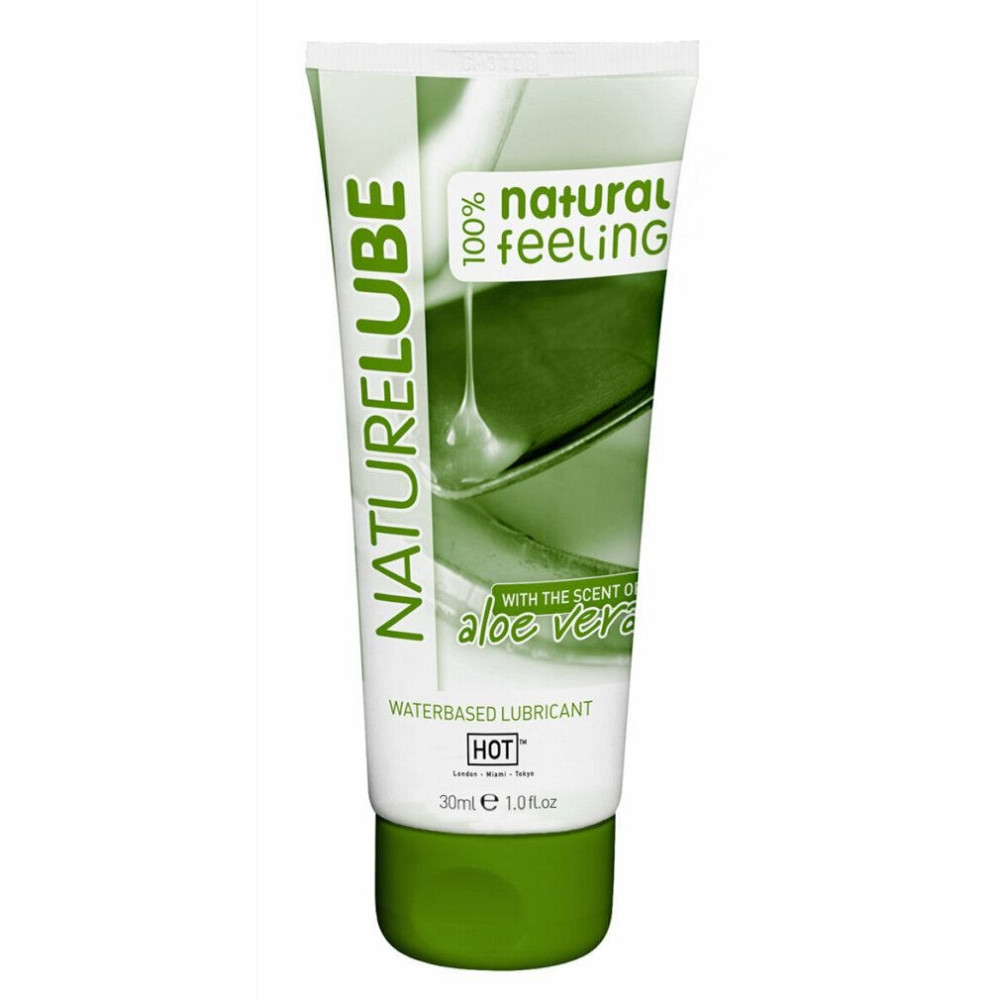 Лубрикант на водной основе Hot Nature Lube Aloe Vera, 30 мл Sex Aura Киев - изображение 1