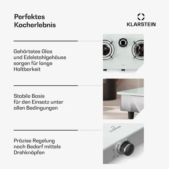 Газова плита Klarstein Barzona 3 з Німеччини Дніпро