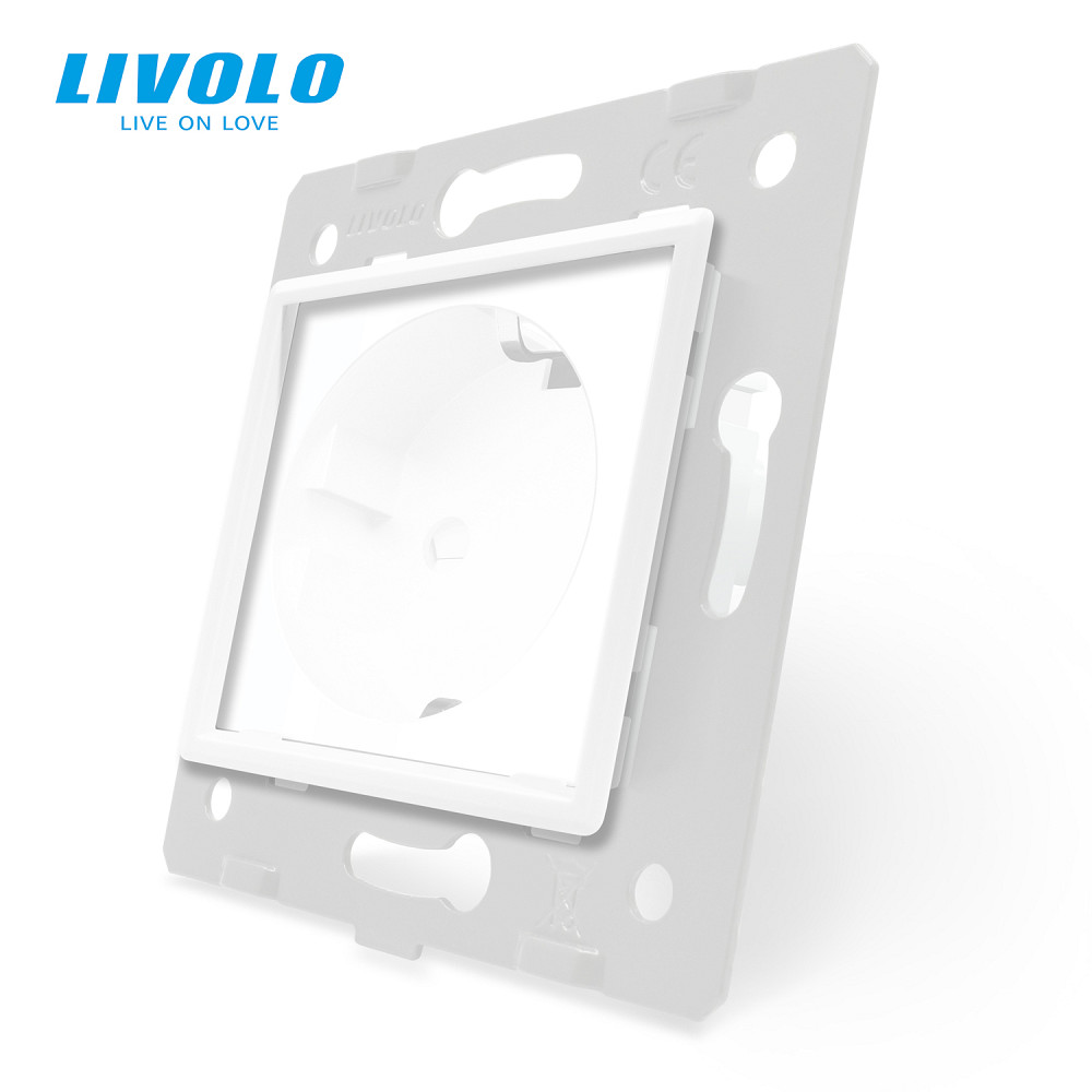 LIVOLO Декоративний ободок для розетки LIVOLO білий (VL- -2W) Коломия - фото 6