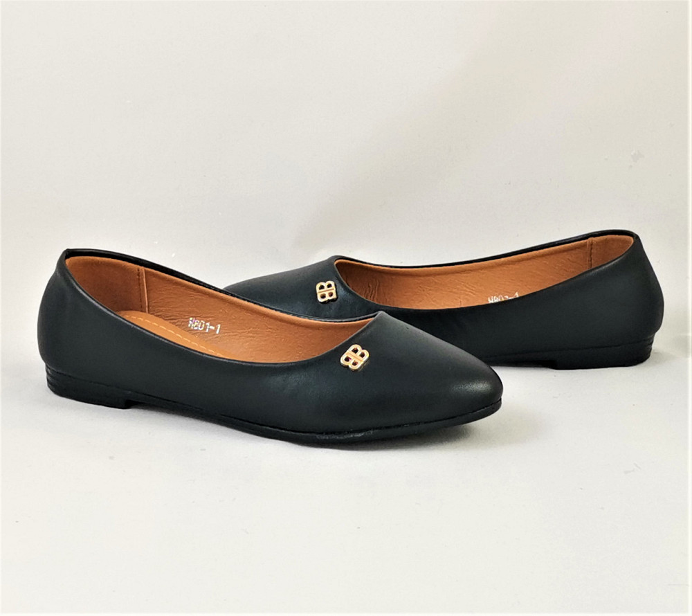 Женские Балетки Черные Мокасины Туфли (размеры: 36,37,38,39) - 01-1 Днепр - изображение 2