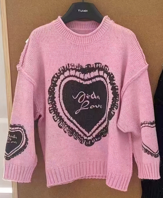 Свитер розовый для девочки  7,9,11,13 лет Николаев - изображение 1