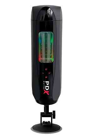 Мастурбатор с вибро Pipedream PDX Elite Ultimate Milker 2 черный, 27 см Sex Aura Киев