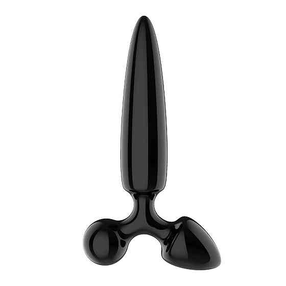 Тристоронній скляний дилдо Satisfyer Triple Crystal 1 Black Sex Aura Київ