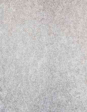 Шпалери вінілові на флізеліні Grandeco Anastasia метрові смуги розмиті під штукатурку сірі бежеві Київ