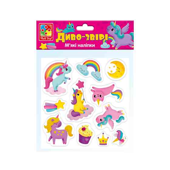 Набор мягких наклеек 