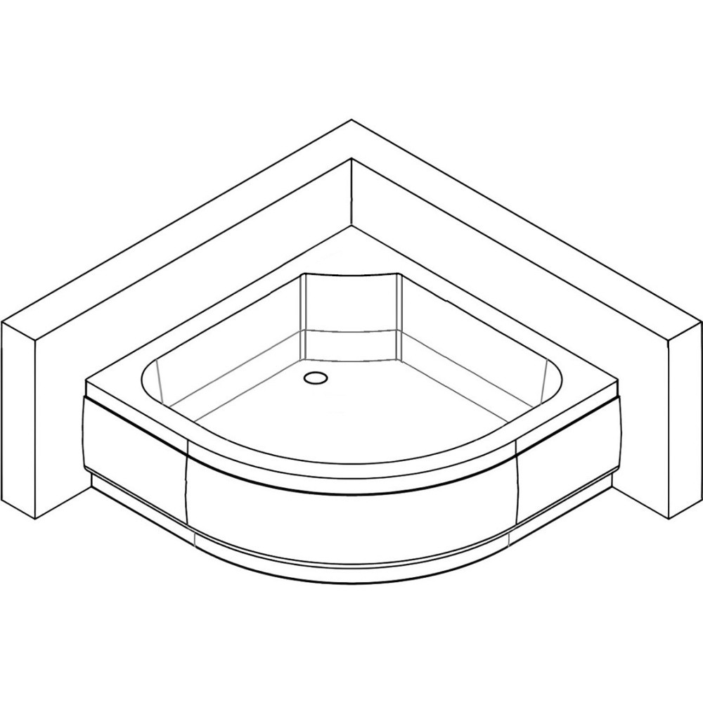 Душевой поддон полукруглый SLUPIA RM90F BRAVO (1уп.) (000029174) Киев - изображение 10