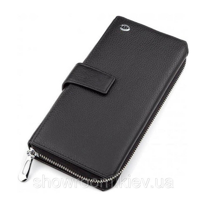 Мужской кожаный функциональный клатч Leather Collection (822) Киев - изображение 1