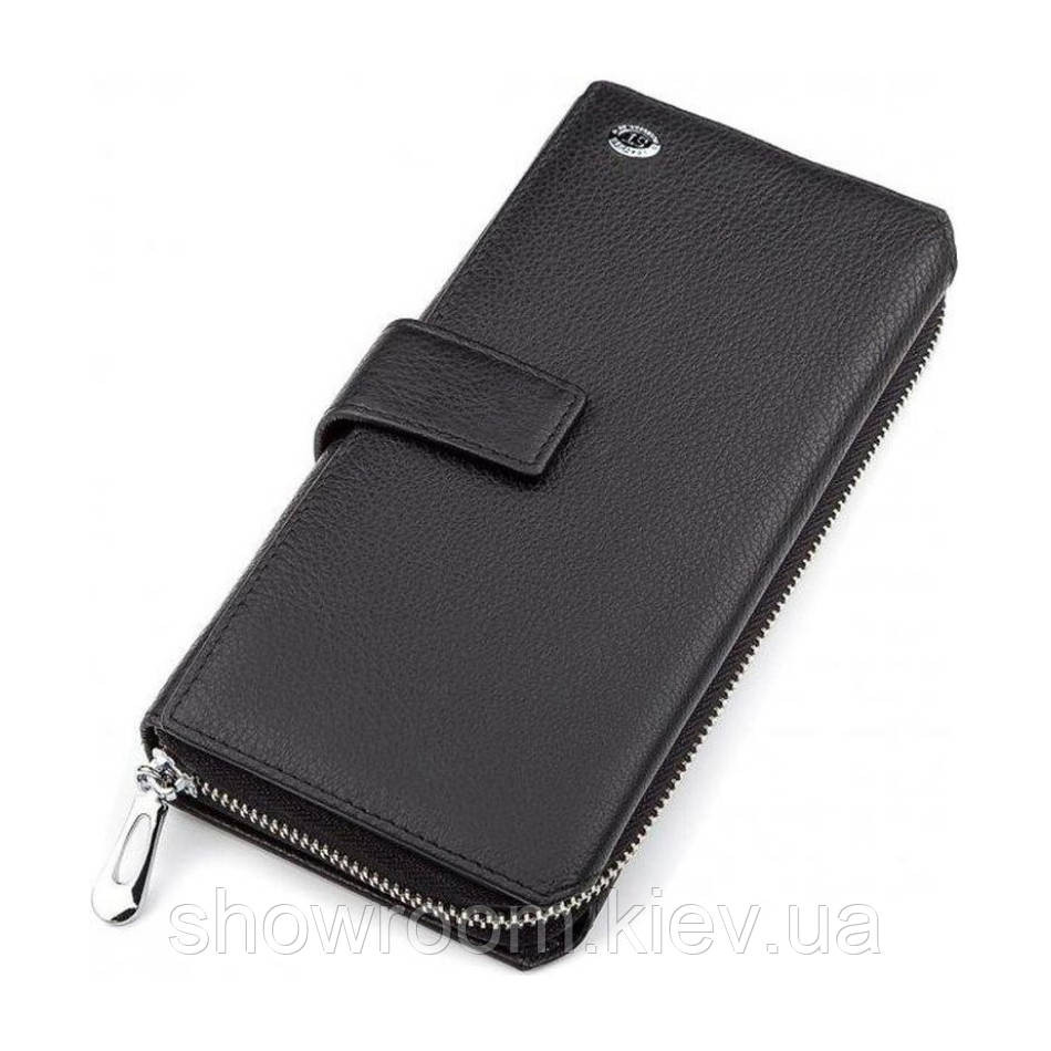 Чоловічий шкіряний функціональний клатч Leather Collection (822) Київ - фото 1