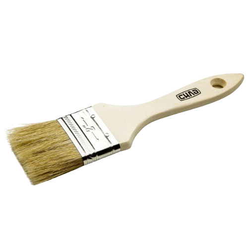 Пензель флейцевий 2" натуральний ворс Економ СИЛА Житомир - фото 1