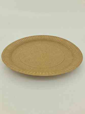 Тарілка паперова 23см Крафт 50шт (1 пач.) Харків