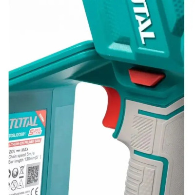 Цепная пила Total TGSLI20581 мини, акум., 20В, 2Ah, шина 13см (TGSLI20581) Винница - изображение 8