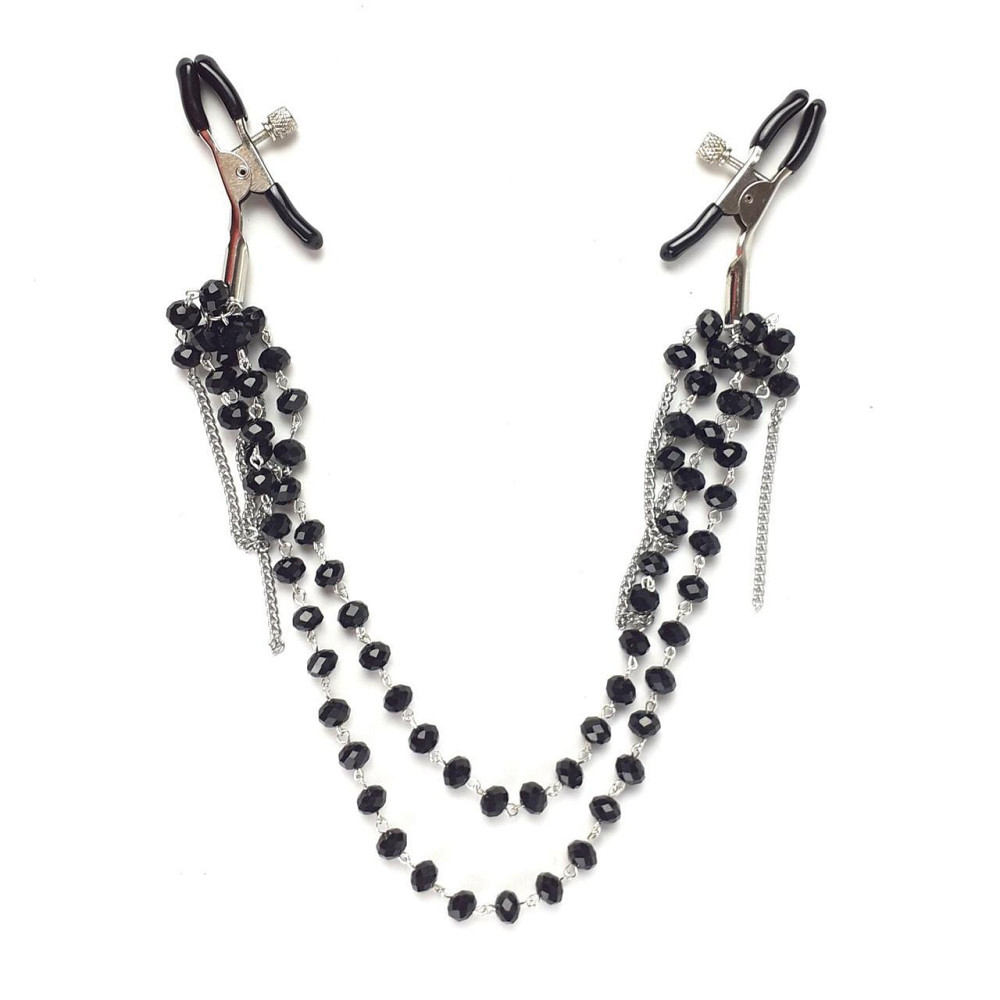 Затискач для сосків Art of Sex - Nipple clamps Sexy Jewelry Black Sex Aura Київ - фото 1