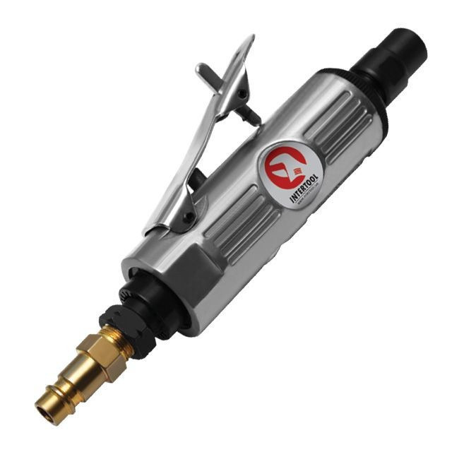 Машина шліфувальна INTERTOOL пневматична 1/4" міні PT-1002 Коломыя - изображение 1