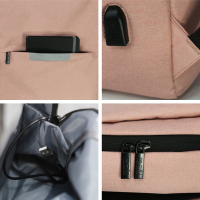 Рюкзак туристичний NikiBo Lite 15л рожевий (30010205-12) Вінниця - фото 4