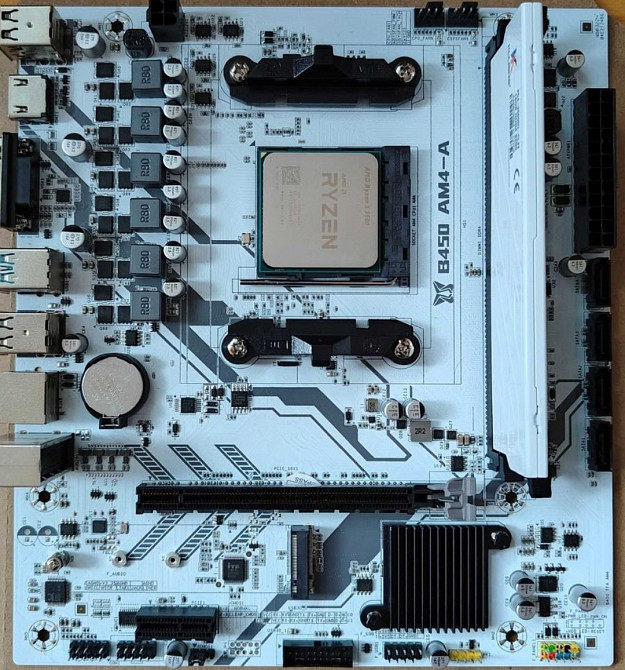 Материнська плата b450 ryzen 5500 32Gb. Київ - фото 7