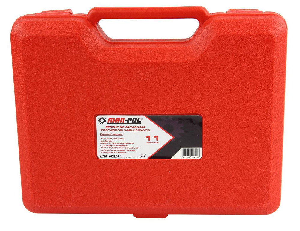 Набір для вальцювання та розвальцювання труб або трубок 11 елементів у кейсі Mar-Pol (M57751) Нововолинськ - фото 10