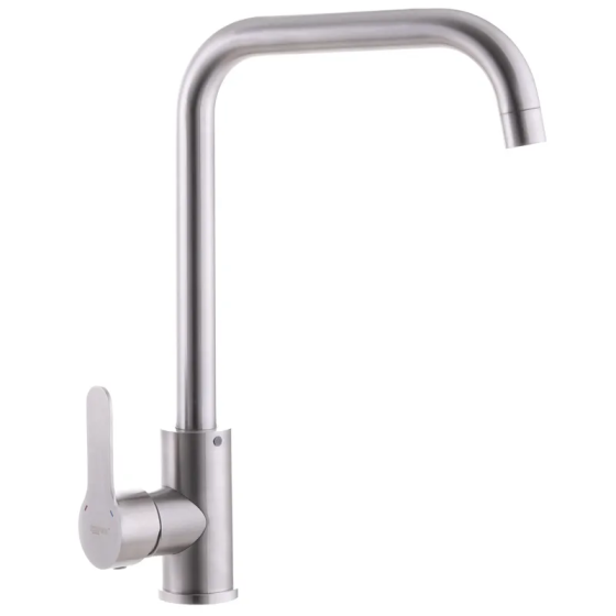 Кухонный смеситель из нержавеющей стали SUS304 Zerix DAX-011G (ZX3112) высококачественный Харьков