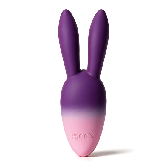 Компактный вибратор LUNE Rabbit с ушками кролика, 10 режимов, 10 × 2,5 см Sex Aura Киев