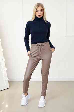 Теплі штани з екошкіри на хутрі "Richy" оптом | Норма Київ