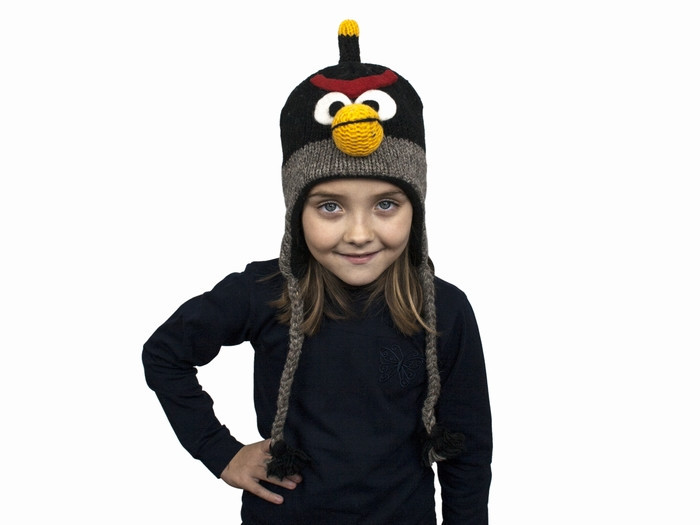 Шерстяная шапка детская для мальчика Ангри бердз Киев - изображение 1