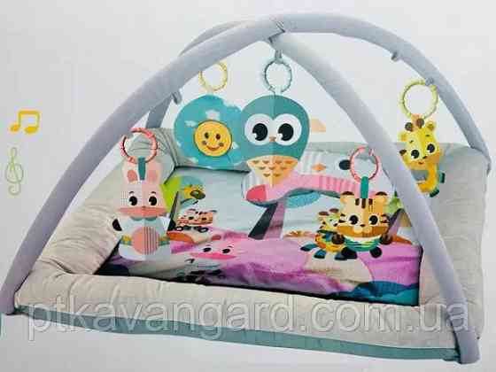Развивающий коврик для новорожденных с мягкими бортиками, дугами, игрушками BY-A 185 Хмельницкий