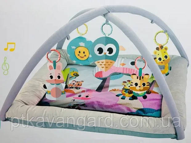 Развивающий коврик для новорожденных с мягкими бортиками, дугами, игрушками BY-A 185 Хмельницкий - изображение 1
