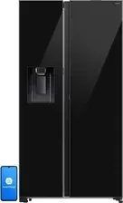 Холодильник Lodówka Samsung RS80F64JEBEO Side By Side 178,6cm Czarne Szkło Київ