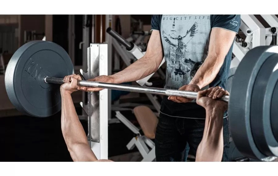 Штанга олімпійська набірна на 90 кг Гантелі, гирі, штанги та диски граниліт Київ - фото 3