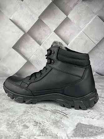 Тактичні зимові водонепронекні черевики на хутрі Хижак високі прошиті та проклеєні черевики WAR Львів