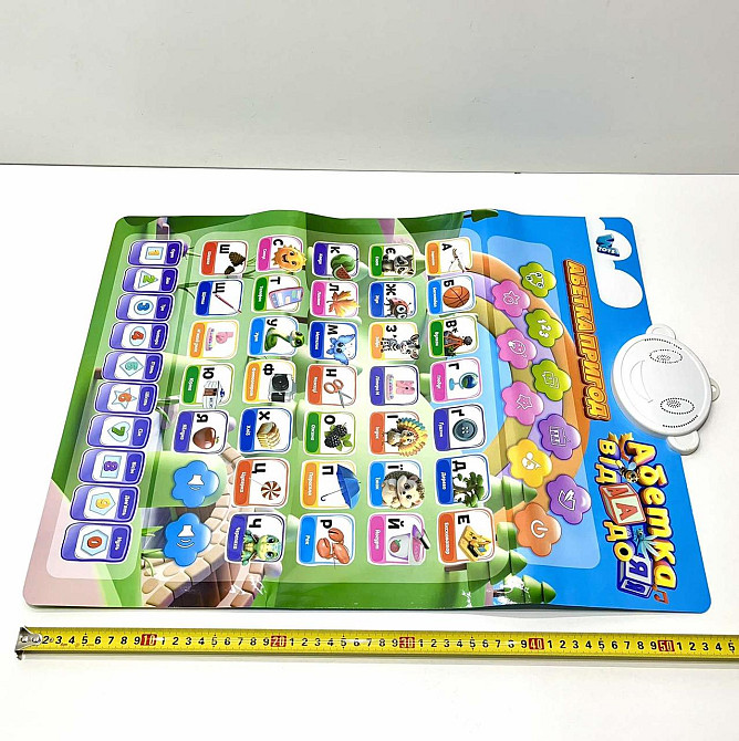 Плакат інтерактивний WToys українська мова алфавіту назви тварин і комах пісні вірші загадки регулювання гучності (39531) Чернігів - фото 6