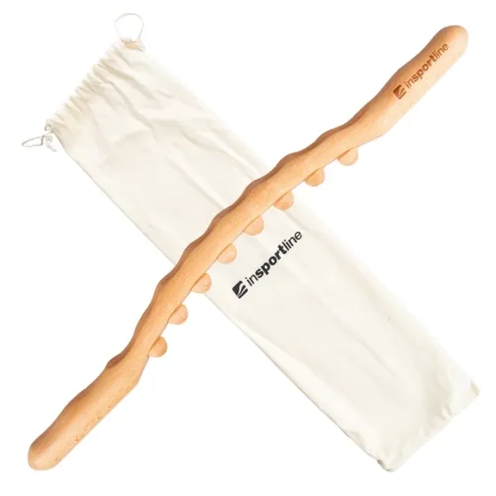 Дерев'яна масажна палиця з виступами inSPORTline Jarosa 200 Київ