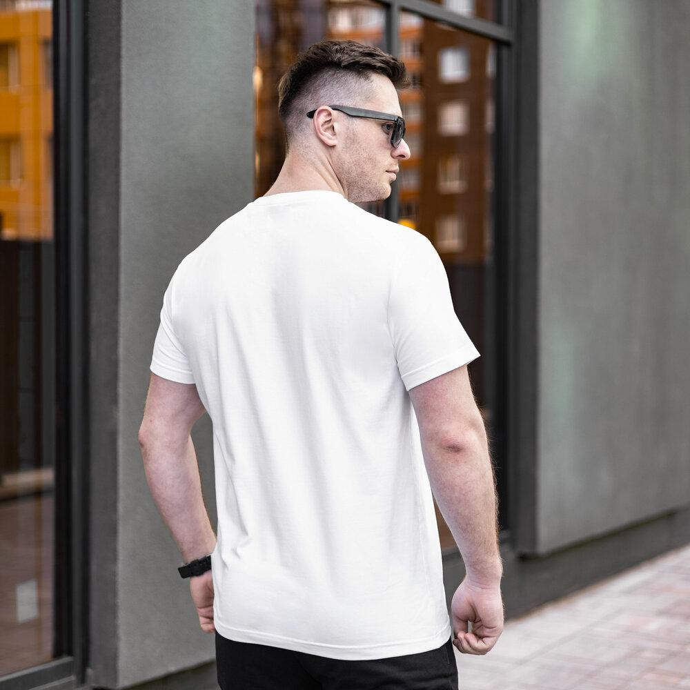 Чоловіча футболка біла Pobedov Peremoga Київ - фото 3