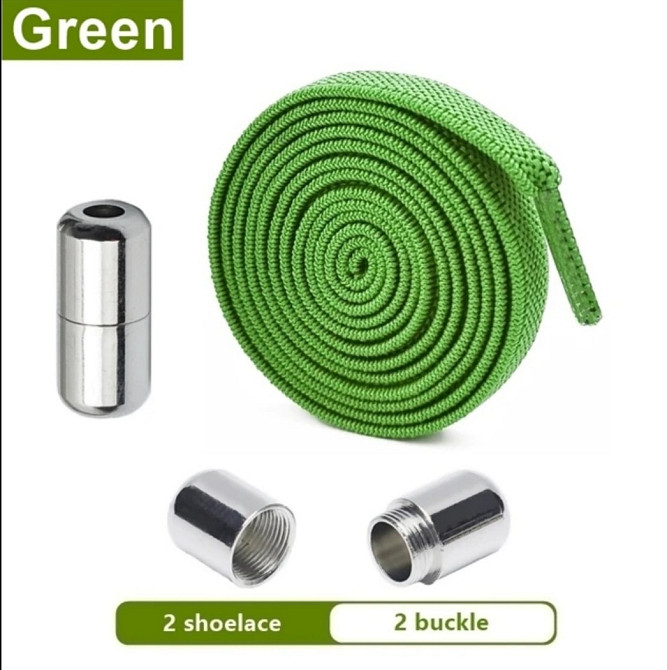 Шнурки еластичні без зав'язок з металевими зажимами Сміла - фото 1