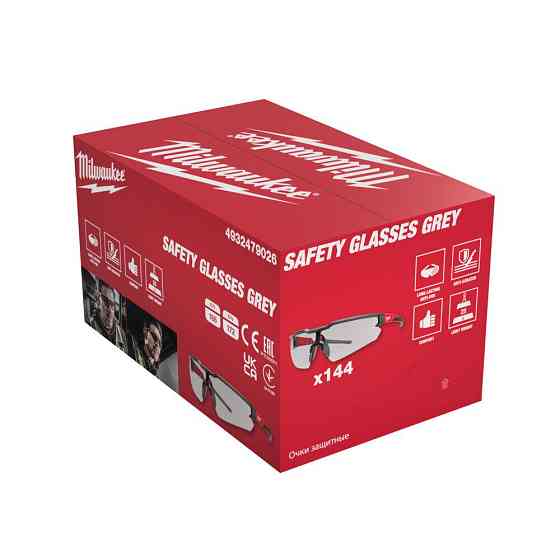 Окуляри захисні ENHANCED MILWAUKEE з покриттям AS/AF (сірі) (144шт) Одеса
