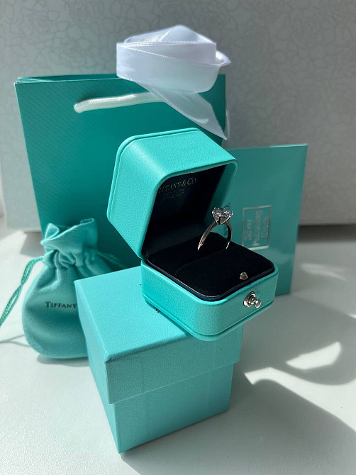 Tiffany / Тіффані подарункове паковання під кільце або сережки-гвоздики — коробочка, зовнішня коробочка, пакет, мішечок, картка Одеса - фото 7