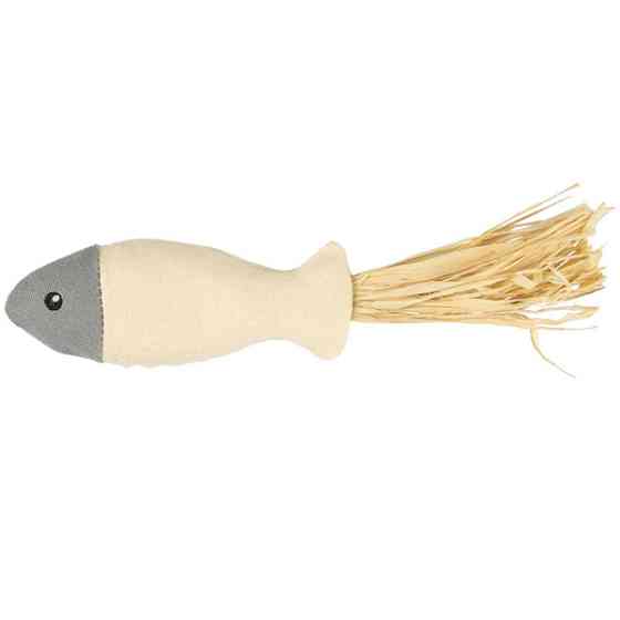 Flamingo Natural Fun Fish ФЛАМИНГО РЫБКА экологичная игрушка с кошачьей мятой для котов Киев
