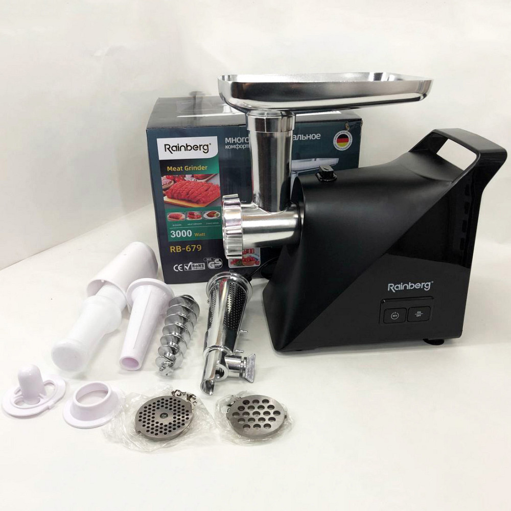 Мясорубки с металлическими шестернями в редукторе Rainberg, Мясорубка професиональна ZL-60 Львов - изображение 17