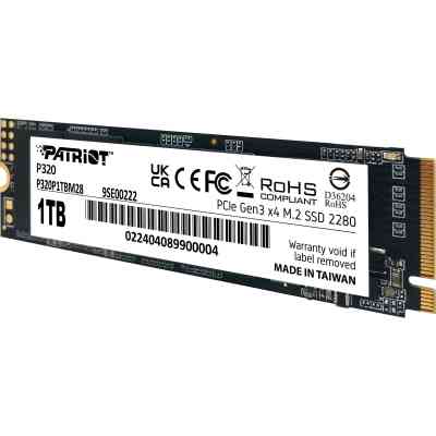 Накопичувач SSD M.2 2280 1TB Patriot (P320P1TBM28) Вінниця